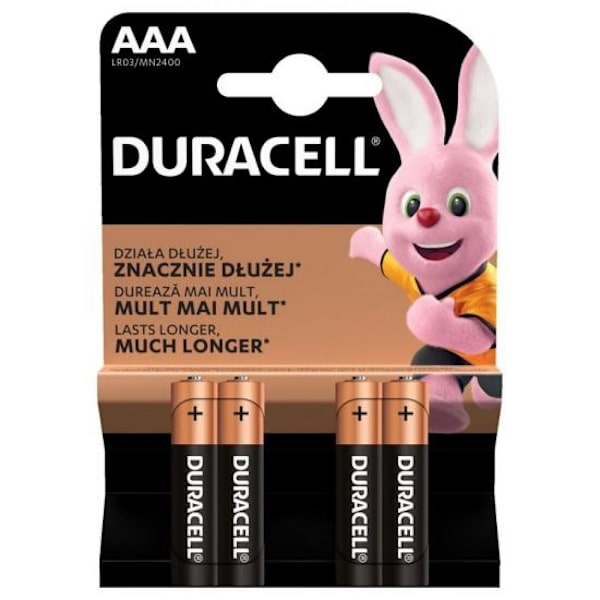 Duracell AAA 4 st