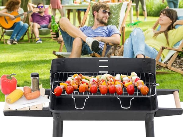 Grill / Kolgrill - 84x78x42 cm