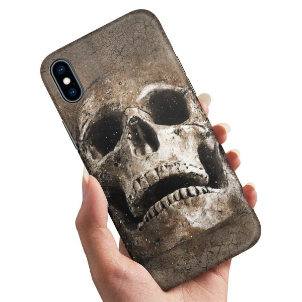 iPhone X/XS - Kuoret/Suojakuori Cracked Skull
