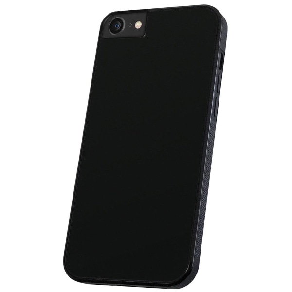 iPhone 6/7/8/SE - Deksel/Mobildeksel Svart Black