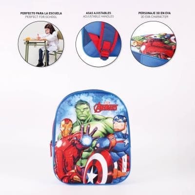 Avengers 3D ryggsäck, väska 31 cm