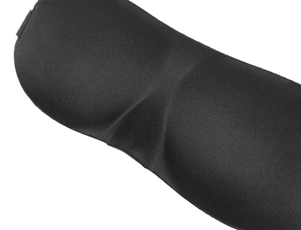 Sovmask och öronproppar – Resekit 2-i-1 Svart