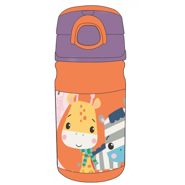 Fisher-Price plastflaska med krok, 350 ml, djurdesign