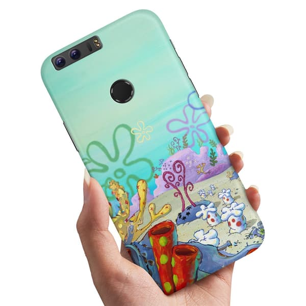 Deksel / Mobildeksel til Huawei Honor 8 - Svampebob