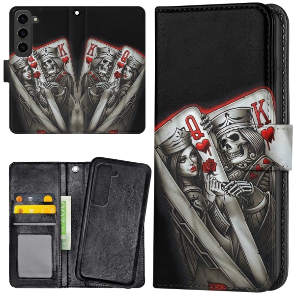 Samsung Galaxy S23 Plus - Mobilcover/Etui Cover King Queen Korts