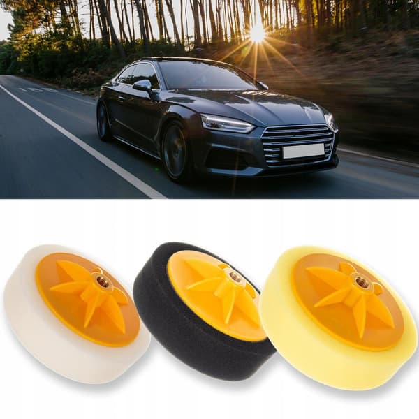 3-Pack - Poleringssvampar för Borrmaskin multifärg