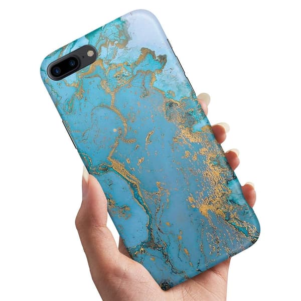 Skal / Mobilskal till iPhone 7 / 8 Plus - Marmor multifärg