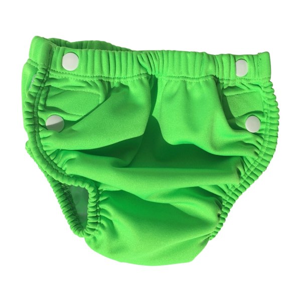 Strooem Badblöja för Baby - 3-24 mån - Smiley Racer Lime green
