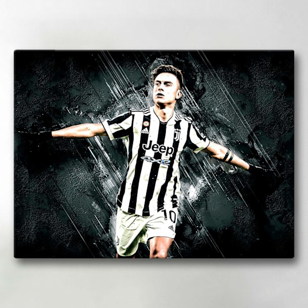 Lærredsbillede / Lærredstryk - Paulo Dybala - 40x30 cm - Lærred