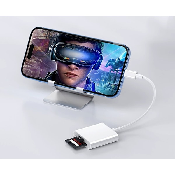 Kortlæser SD/TF - USB-C Adapter
