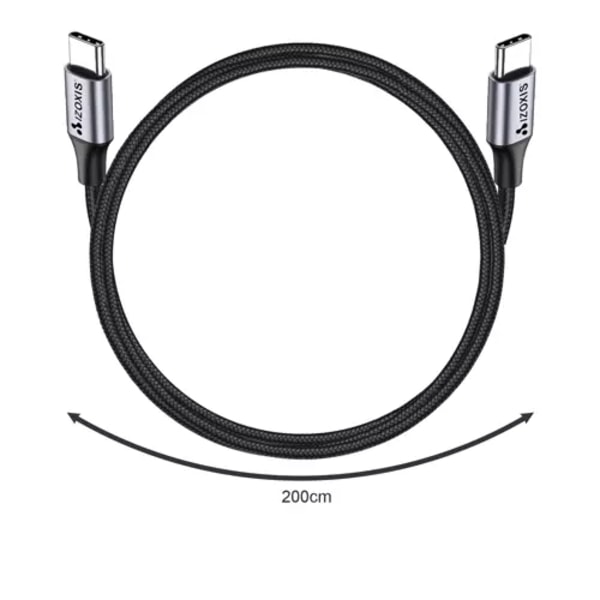 100W USB-C Lader / Kabel - Hurtiglader - 2m