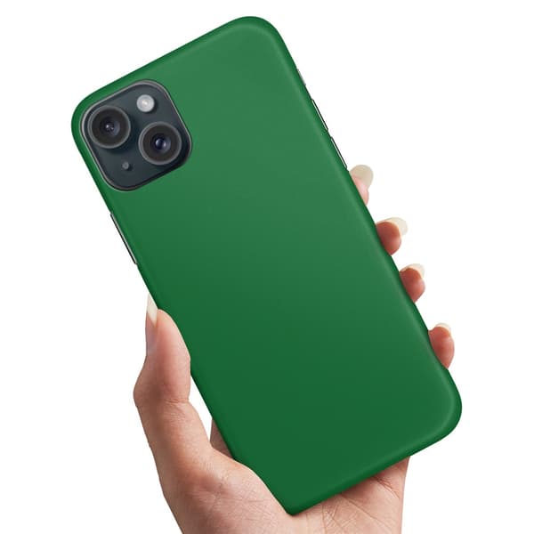Kuoret / Suojakuoret iPhone 15 - Vihreä