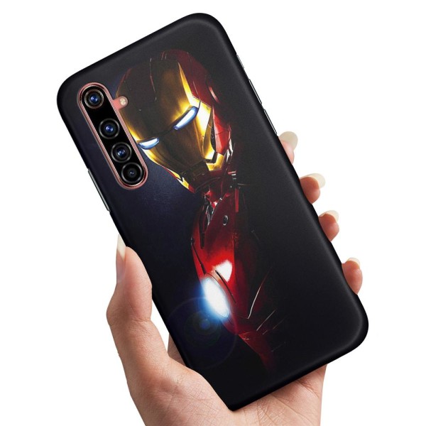Realme X50 Pro - Deksel/Mobildeksel Glowing Iron Man