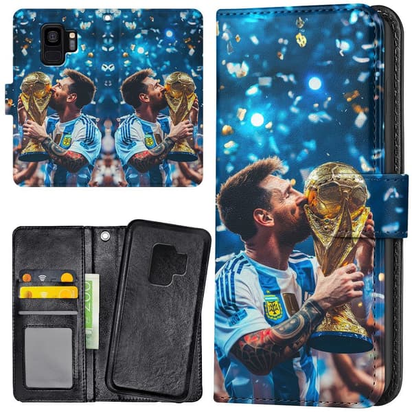 Samsung Galaxy S9 - Lommebok Deksel Messi
