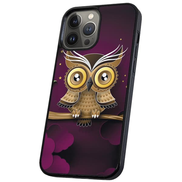 iPhone 16 Pro Max - Skal/Mobilskal Ljusbrun Uggla