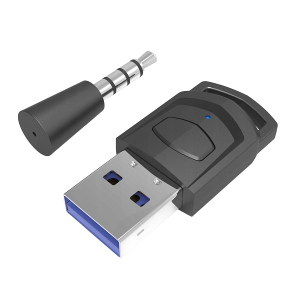 Bluetooth Adapter för PS4/PS5 - Koppla trådlöst headset Svart