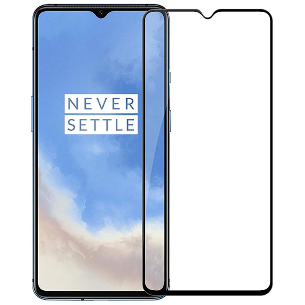 2 stk OnePlus 7T - Skærmbeskytter Hærdet Glas Transparent