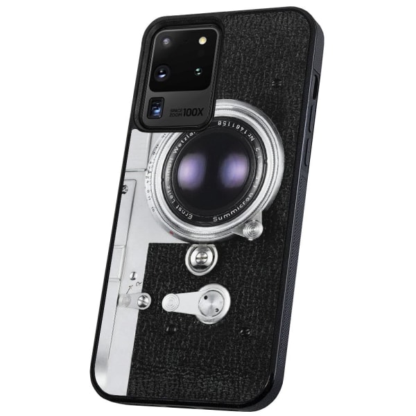 Samsung Galaxy S20 Ultra - Cover/Mobilcover Retro Kamera