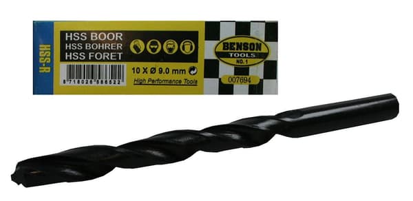 HSS-borr 9.0 mm 10 st