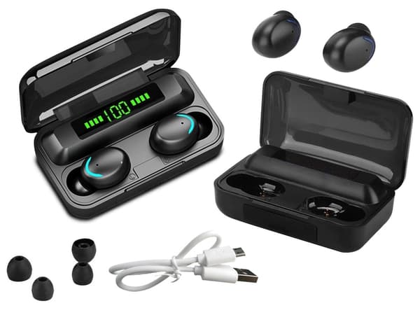 Trådlösa Hörlurar med Powerbank - Bluetooth