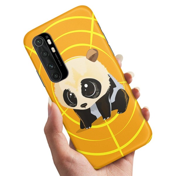 Xiaomi Mi Note 10 Lite - Deksel/Mobildeksel Panda