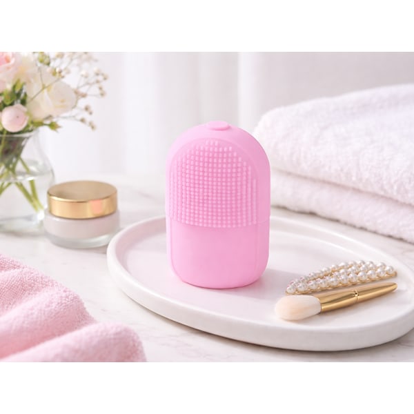 Isroller ansiktsmassage silikon Rosa