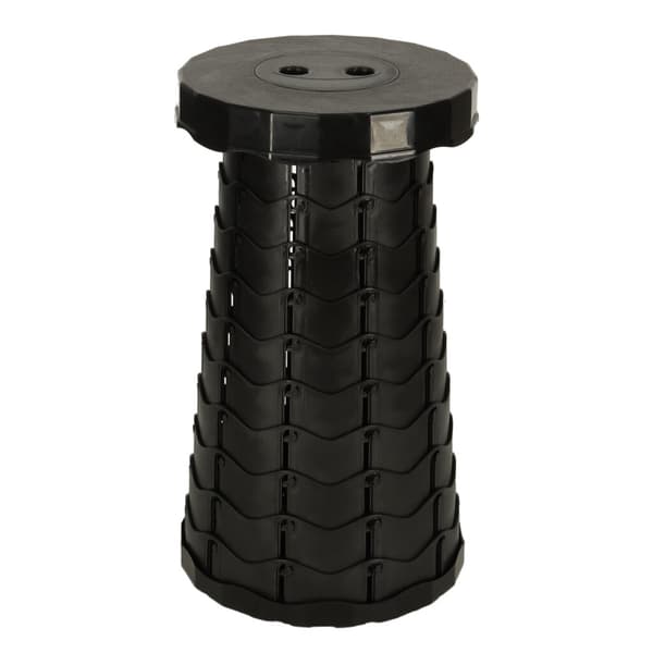 Hopfällbar Pall - Portabel Black