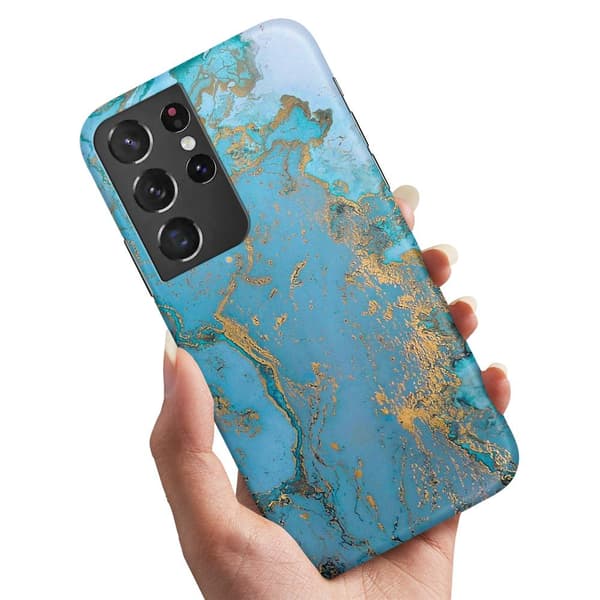 Deksel / Mobildeksel til Samsung Galaxy S21 Ultra - Marmor Multicolor