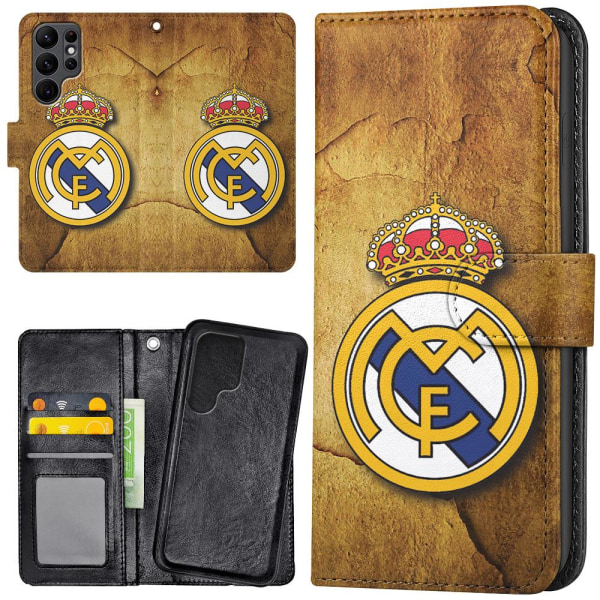 Samsung Galaxy S22 Ultra - Mobilcover/Etui Cover Real Madrid Multicolor