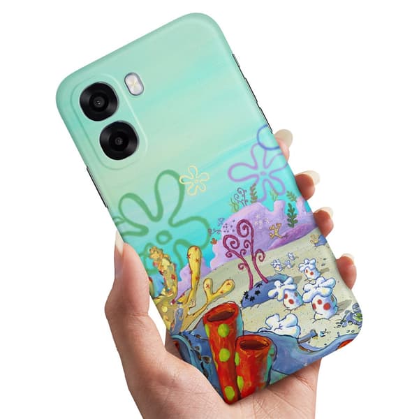 Deksel / Mobildeksel til Oppo A6x 5G - Svampebob