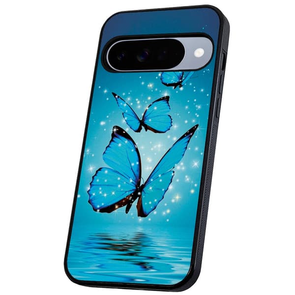 Google Pixel 10/10 Pro - Deksel/Mobildeksel Glitrende Sommerfugler