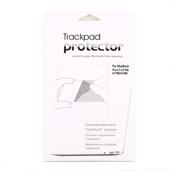 2-Pack - Touchpad-deksel for MacBook Pro 13 - Beskytter mot riper Transparent