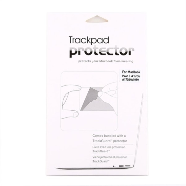 2-Pak -Touchpad Beskyttelse for MacBook Pro 13 -Verner mot Riper Transparent
