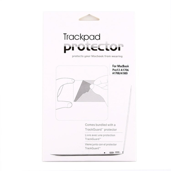 2-Pak -Touchpad Beskyttelse til MacBook Pro 13-Værner mod Ridser Transparent