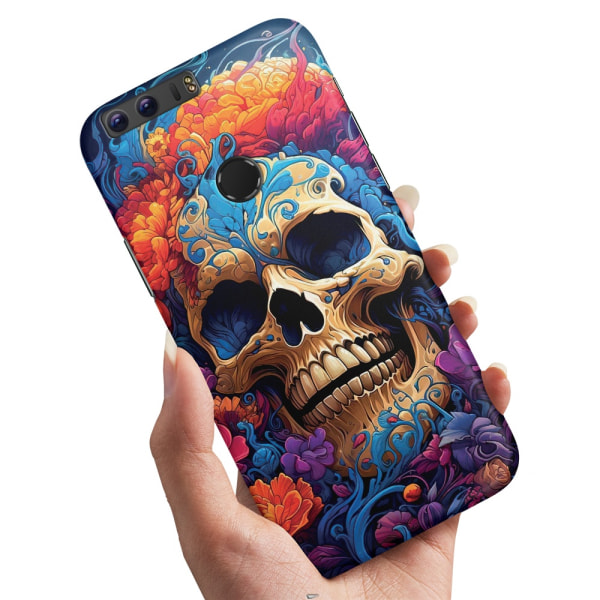 Huawei Honor 8 - Cover/Mobilcover Skull
