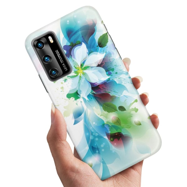 Huawei P40 - Cover/Mobilcover Blomst