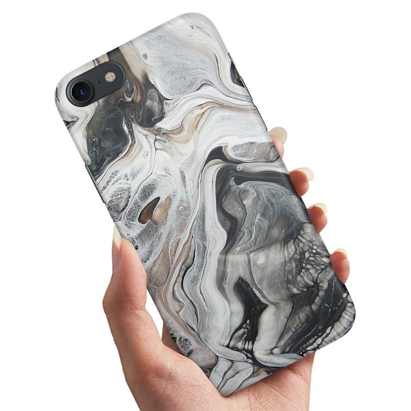 iPhone 7/8/SE - Cover/Mobilcover Marmor Multicolor
