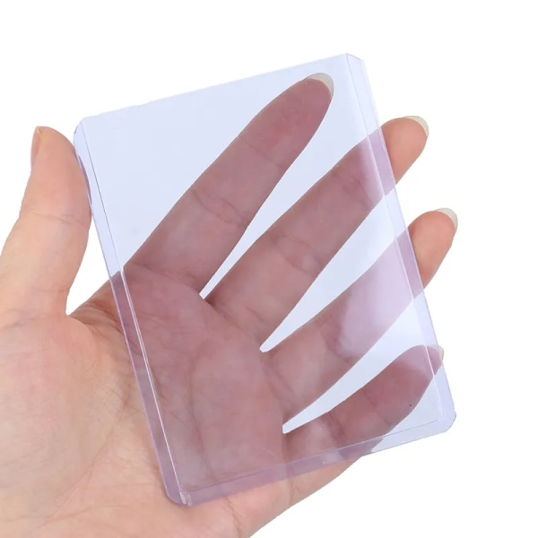 25 kpl pakkaus - Toploader muovitaskut / korttikotelot keräilijän korteille Transparent