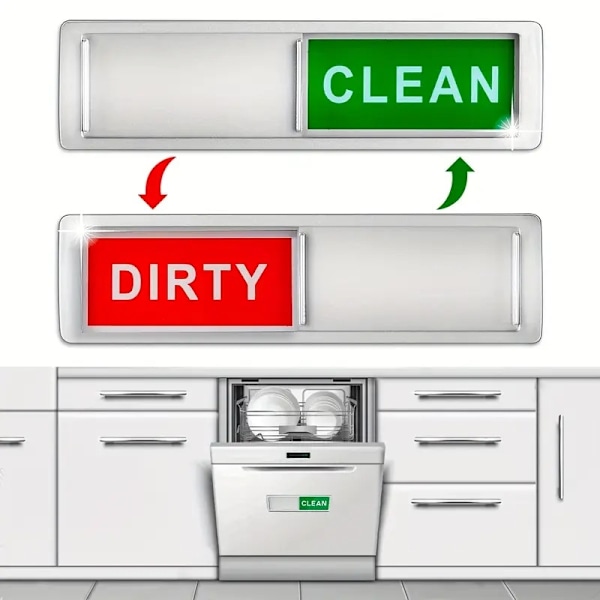Magnet / Skylt för diskmaskin – Clean / Dirty