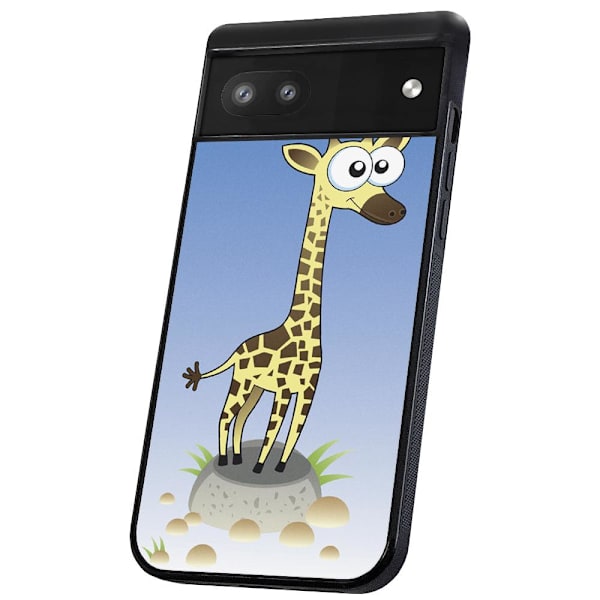 Google Pixel 6 - Kuoret/Suojakuori Piirretty Kirahvi
