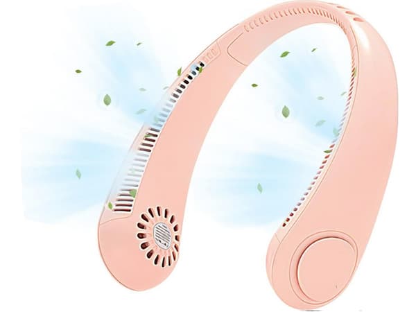 Halsblæser – Bærbar handsfree blæser Pink