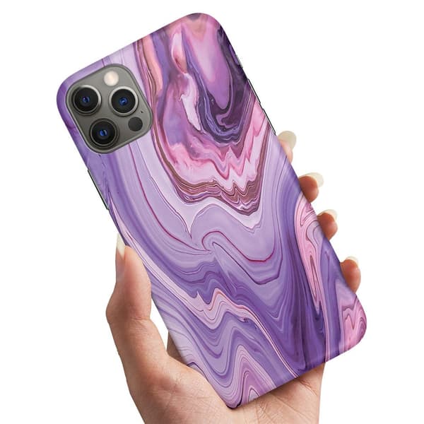 Cover / Mobilcover til iPhone 11 Pro - Marmor Multicolor