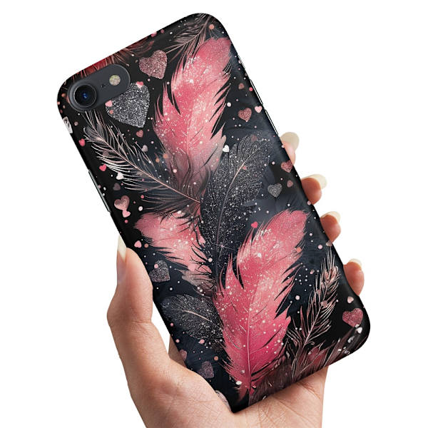 Deksel / Mobildeksel til iPhone 6 / 6s Plus - Feathers