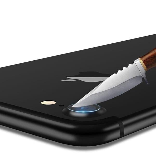 2 kpl iPhone 6/6s - Näytönsuoja Kamera - Karkaistua Lasia Transparent