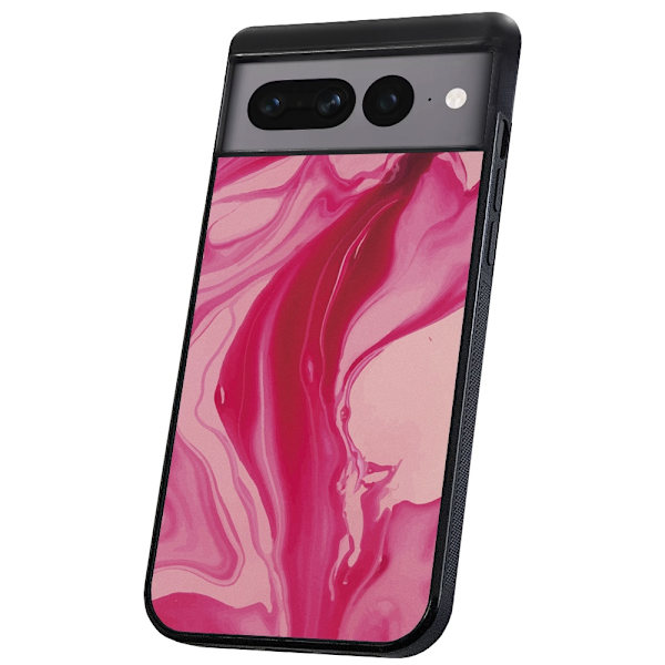 Google Pixel 7A - Deksel/Mobildeksel Marmor