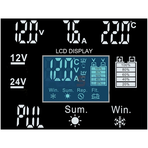 Batteriladdare Bil - 12/24V