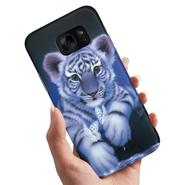Samsung Galaxy S6 Edge - Cover/Mobilcover Tigerunge