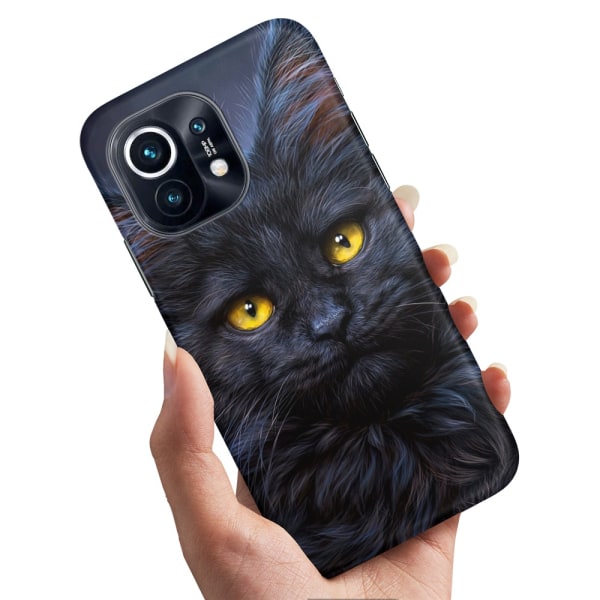 Xiaomi Mi 11 - Deksel/Mobildeksel Svart Katt