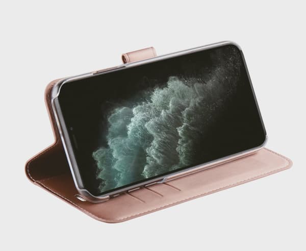 Vivanco Classic Plånboksfodral iPhone 11 Pro Rosa