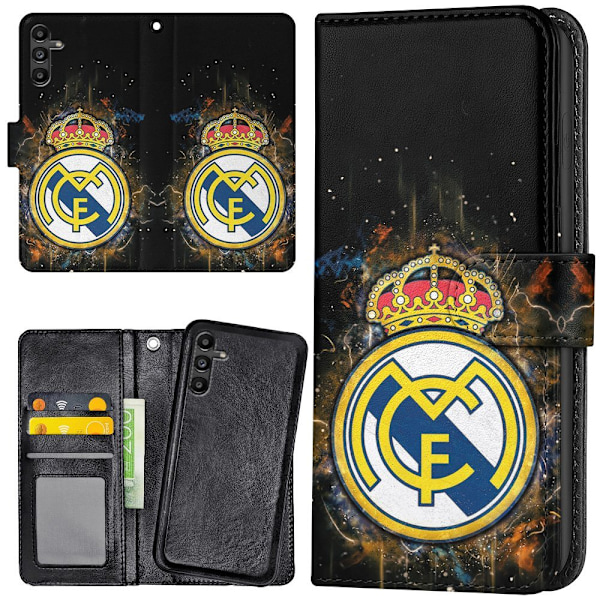Samsung Galaxy S24 FE - Plånboksfodral/Skal Real Madrid